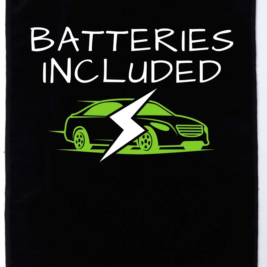 Fully Charged, Electric Powered Cars, Funny Electric Vehicle, EVs Platinum Collection Golf Towel