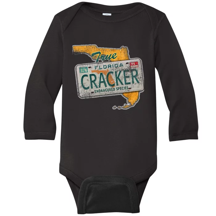 Florida Cracker Endangered Species Florida Native Baby Long Sleeve Bodysuit