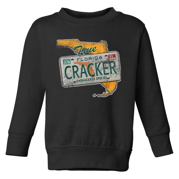 Florida Cracker Endangered Species Florida Native Toddler Sweatshirt