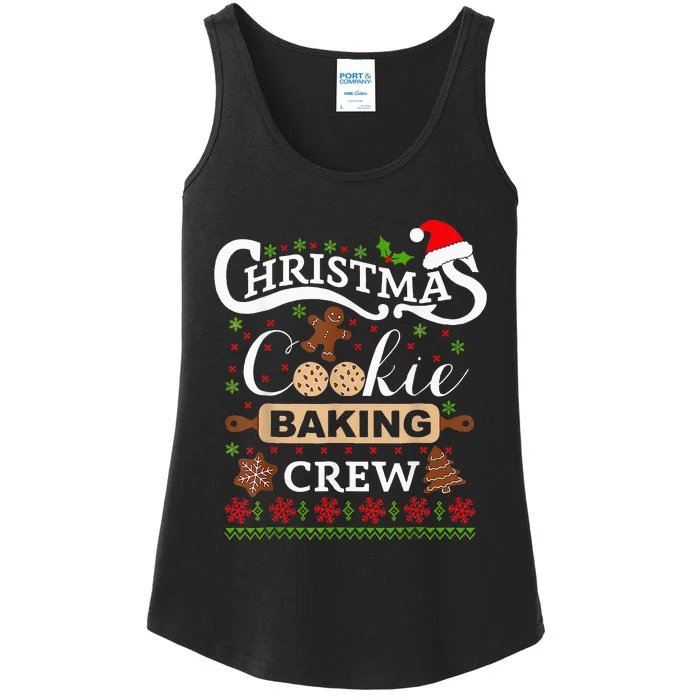 Funny Cookie Exchange Team Xmas Gifts Christmas Baking Crew Ladies Essential Tank