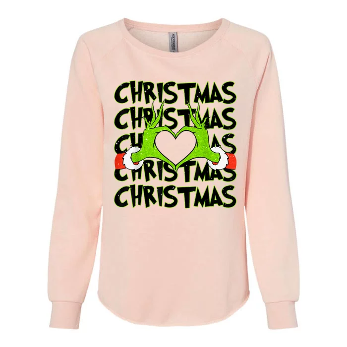 Funny Christmas Elf Christmas For Kids Womens California Wash Sweatshirt