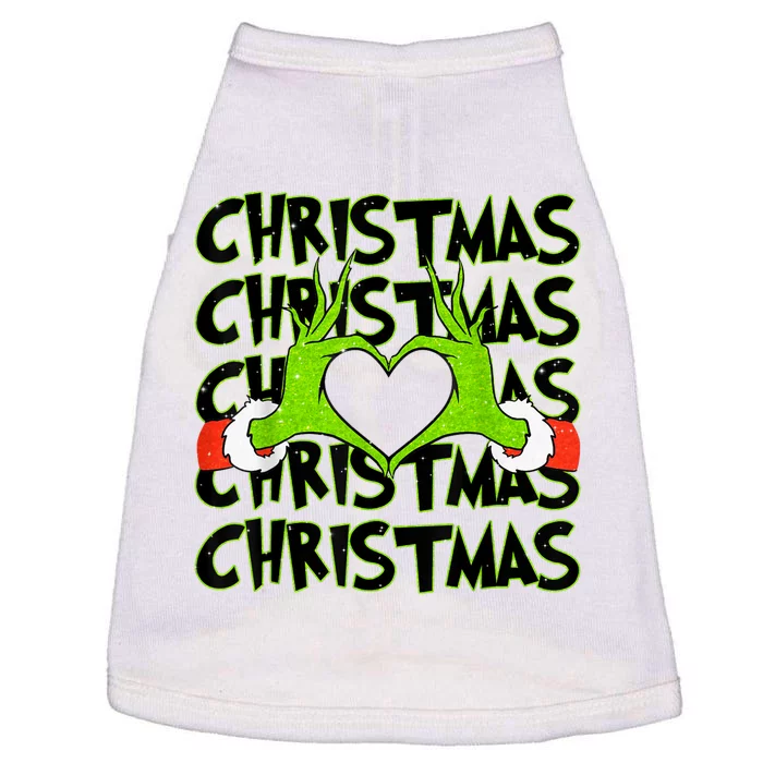 Funny Christmas Elf Christmas For Kids Doggie Tank