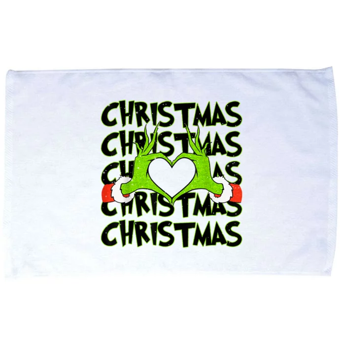 Funny Christmas Elf Christmas For Kids Microfiber Hand Towel