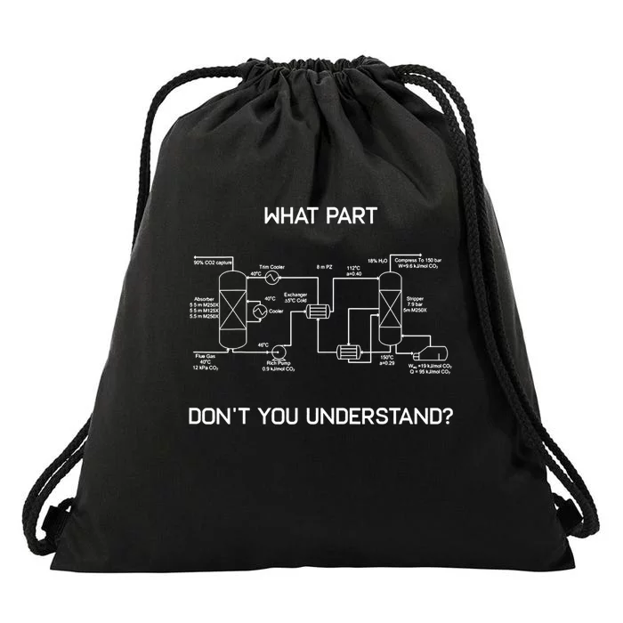 Funny Chemical Engineer Funny Gift Chemical Engineering Drawstring Bag