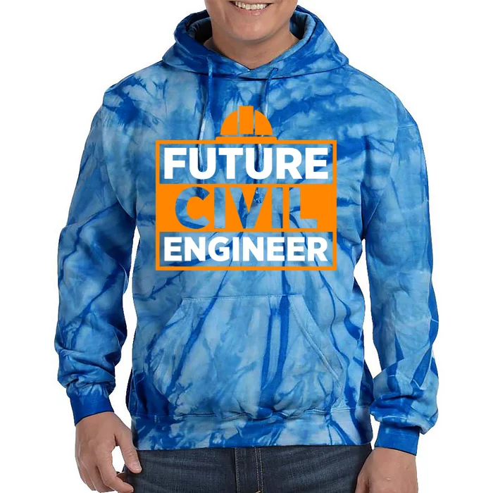 Future Civil Engineer Civil Engineer Dad Gift Tie Dye Hoodie