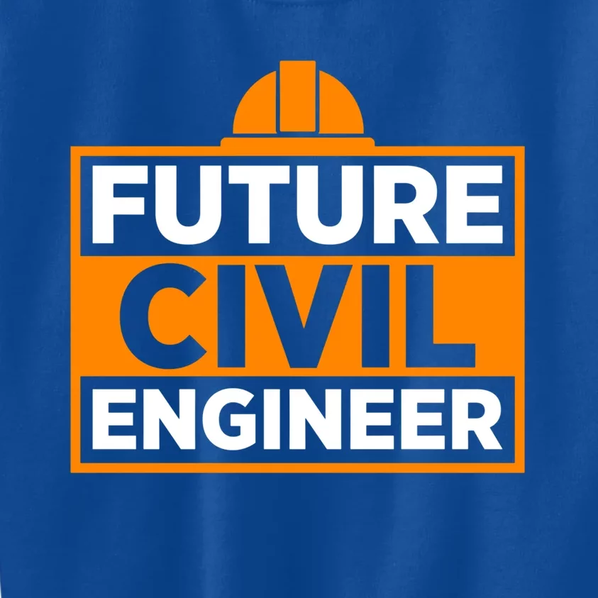 Future Civil Engineer Civil Engineer Dad Gift Kids Sweatshirt