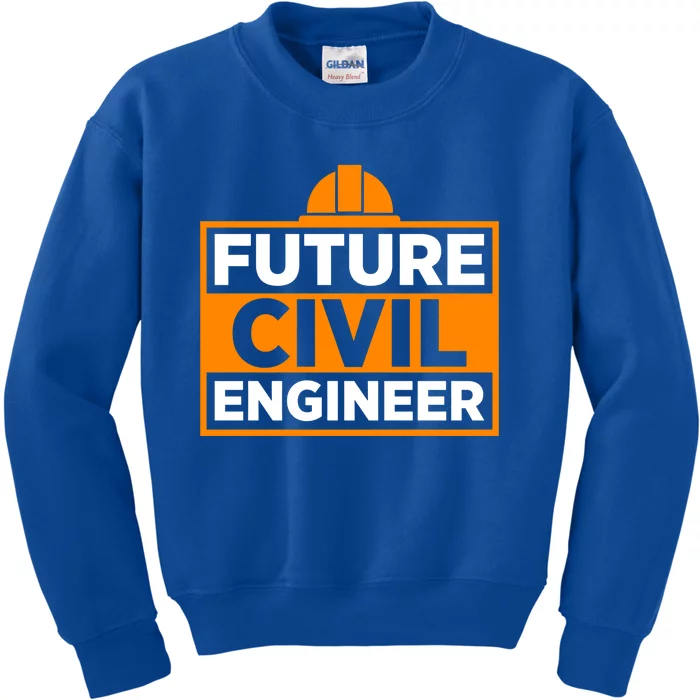 Future Civil Engineer Civil Engineer Dad Gift Kids Sweatshirt