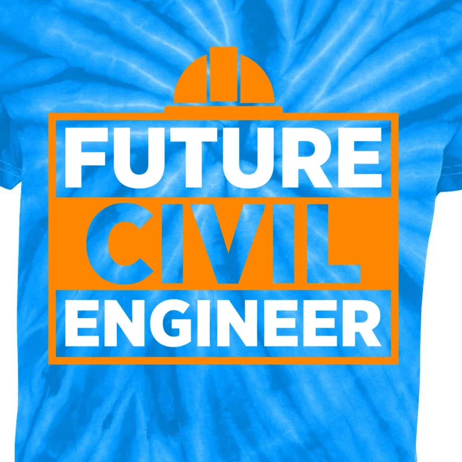 Future Civil Engineer Civil Engineer Dad Gift Kids Tie-Dye T-Shirt