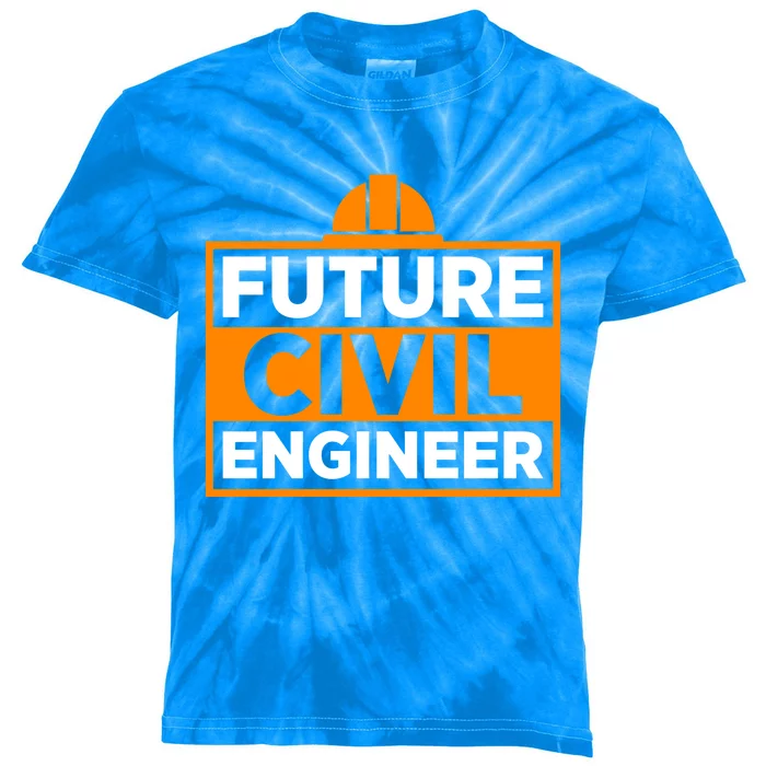 Future Civil Engineer Civil Engineer Dad Gift Kids Tie-Dye T-Shirt