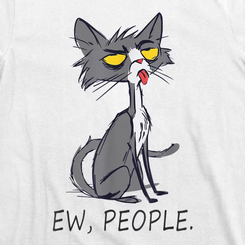 Funny Cat Ew People Meowy Cat Lovers T-Shirt