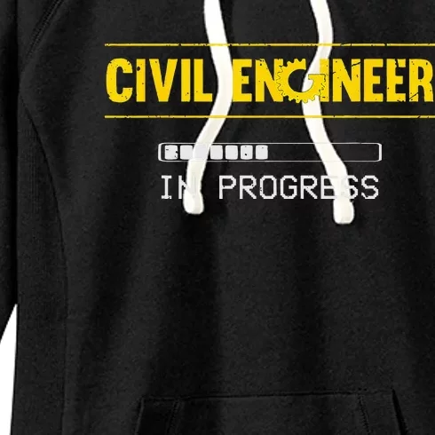 Funny Civil Engineer Engineering Gift Future Civil Engineer Women's Fleece Hoodie