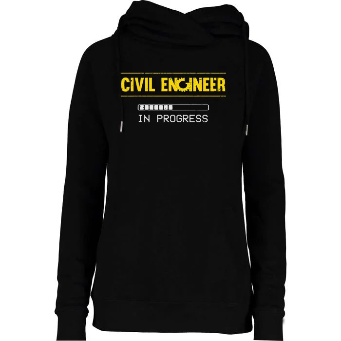 Funny Civil Engineer Engineering Gift Future Civil Engineer Womens Funnel Neck Pullover Hood