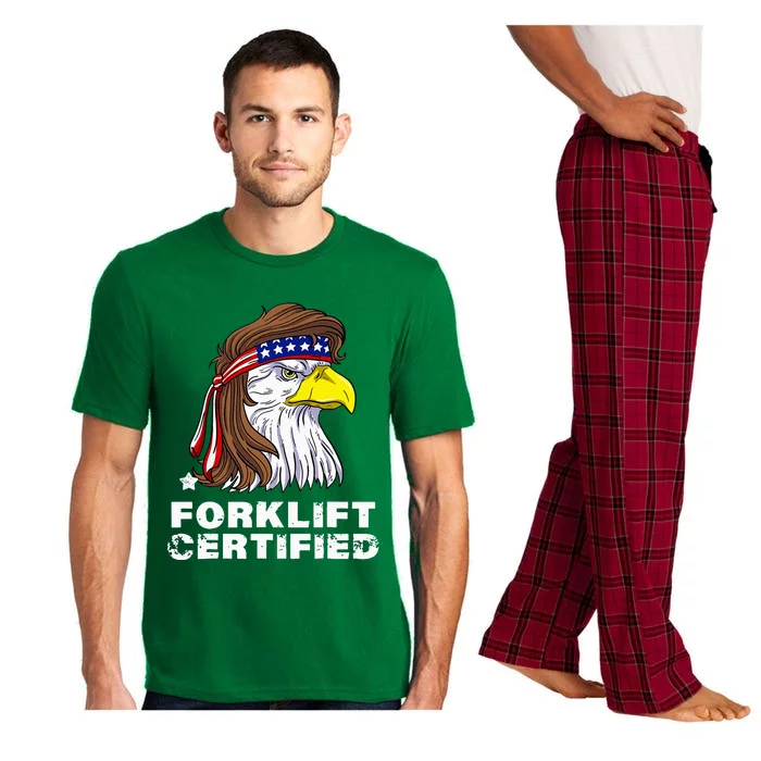 Forklift Certified Eagle Mullet Usa Fork Lift Forklift Pajama Set