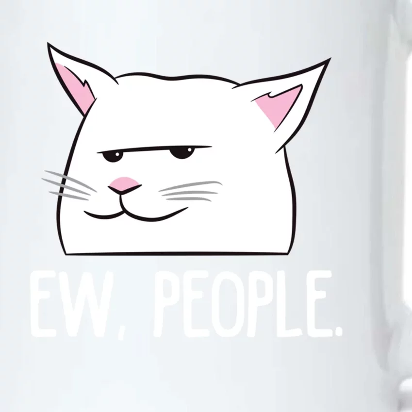 Funny Cat Ew People Love Cats Great Gift Black Color Changing Mug