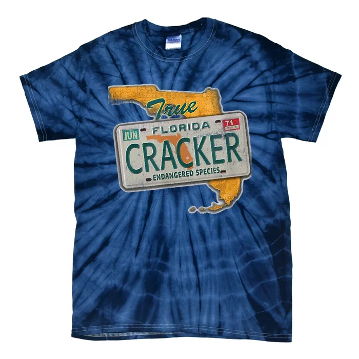 Florida Cracker Endangered Species Florida Native Tie-Dye T-Shirt