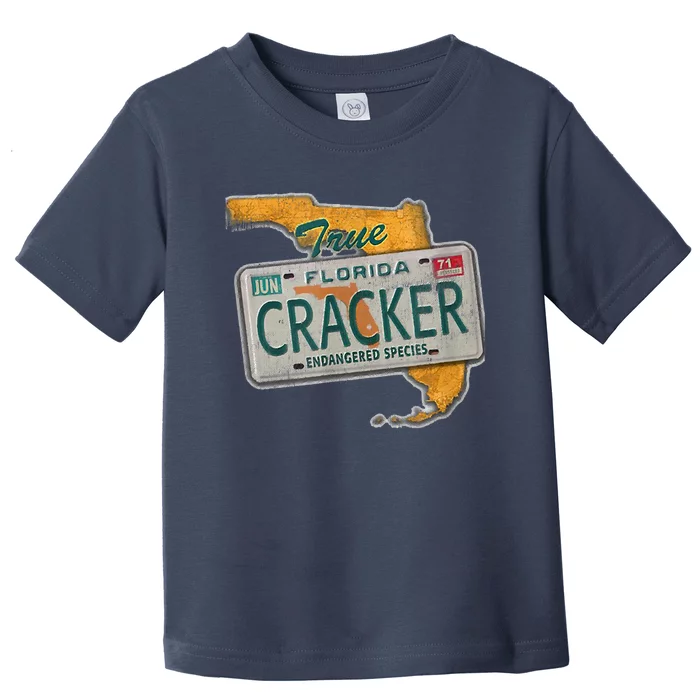 Florida Cracker Endangered Species Florida Native Toddler T-Shirt