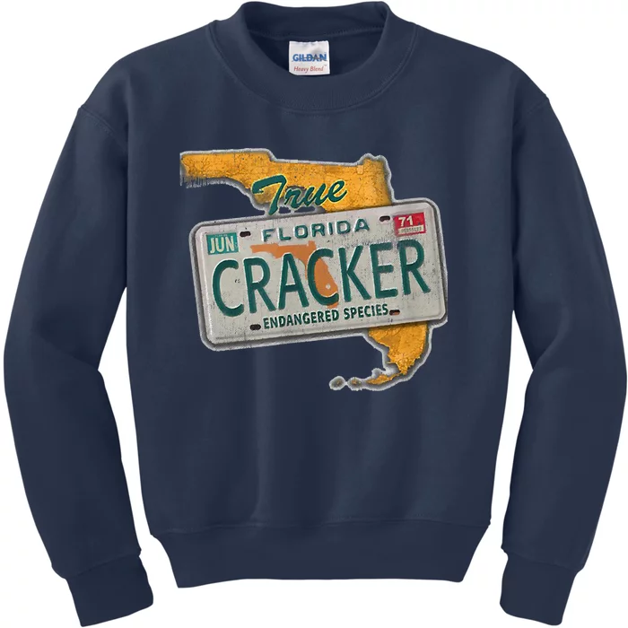 Florida Cracker Endangered Species Florida Native Kids Sweatshirt