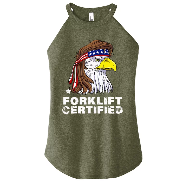 Forklift Certified Eagle Mullet Usa Fork Lift Forklift Women’s Perfect Tri Rocker Tank