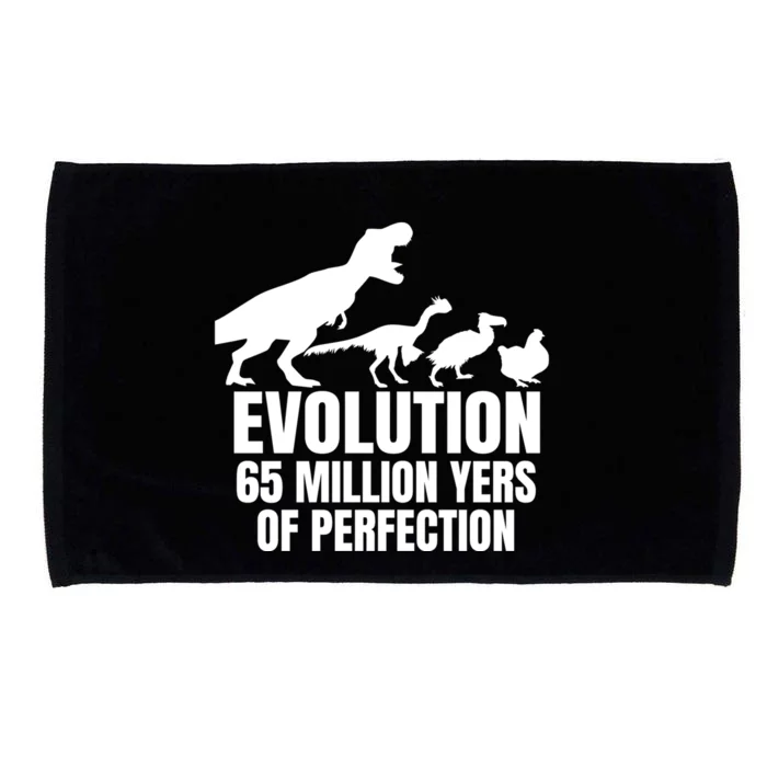 Funny Chicken Evolution Farmer Dinosaur Tcool Giftrex Funny Hen Gift Microfiber Hand Towel