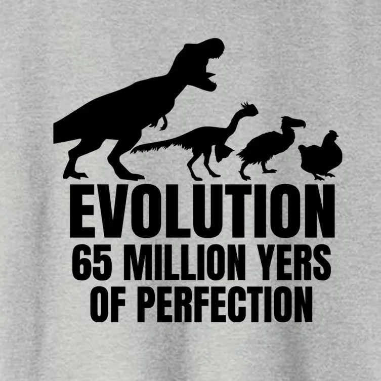 Funny Chicken Evolution Farmer Dinosaur Tcool Giftrex Funny Hen Gift Women's Crop Top Tee