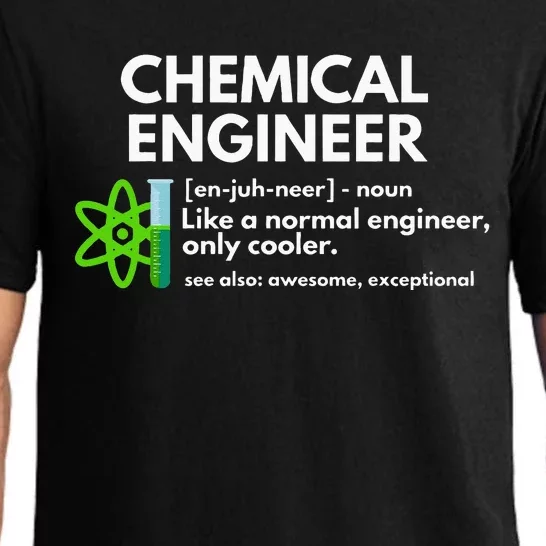 Funny Chemical Engineer Definition Engineering Pajama Set