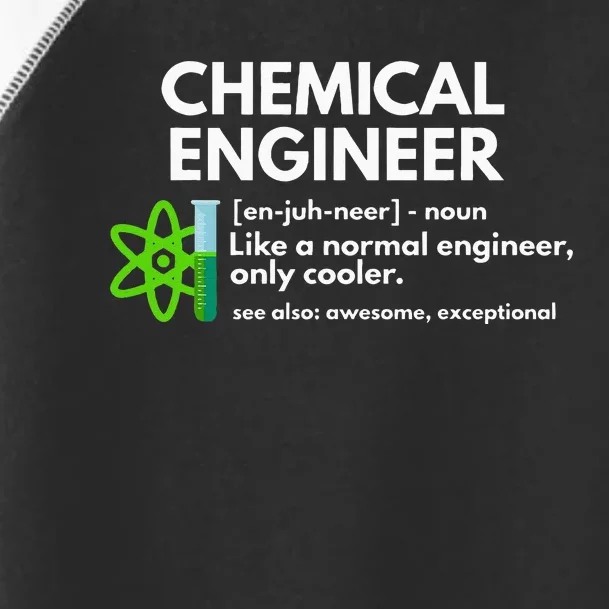 Funny Chemical Engineer Definition Engineering Toddler Fine Jersey T-Shirt