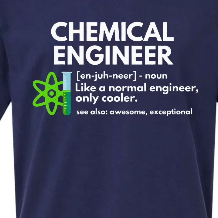 Funny Chemical Engineer Definition Engineering Sueded Cloud Jersey T-Shirt