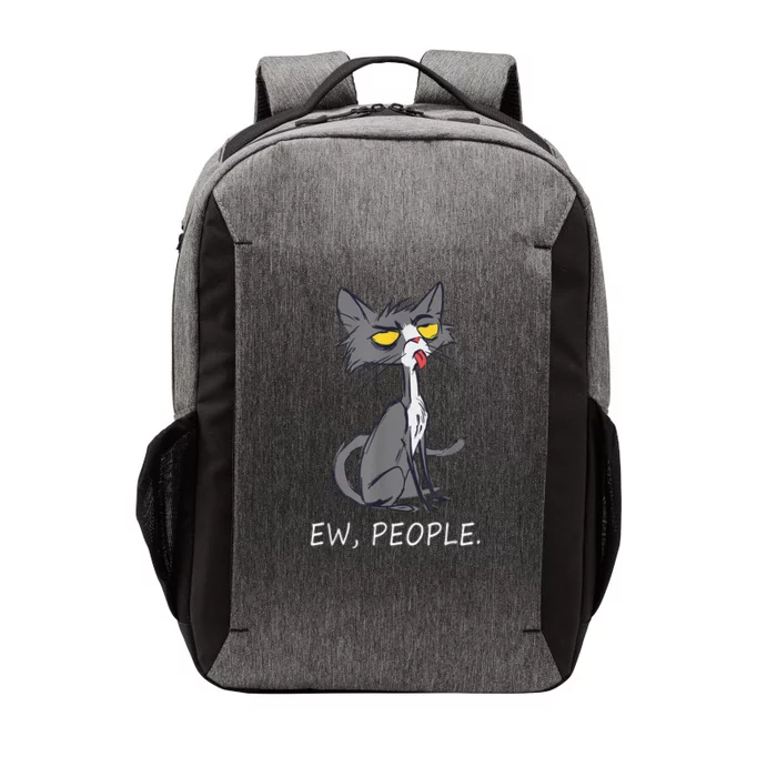 Funny Cat Ew People Meowy Cat Lovers Vector Backpack