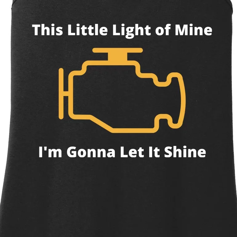 Funny Check Engine Light Car Ladies Essential Tank