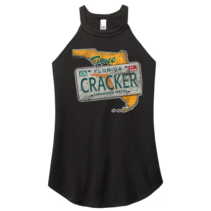 Florida Cracker Endangered Species Florida Native Women’s Perfect Tri Rocker Tank