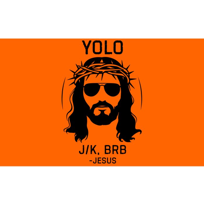 Funny Christian Easter Jesus Yolo Jk Brb Bumper Sticker