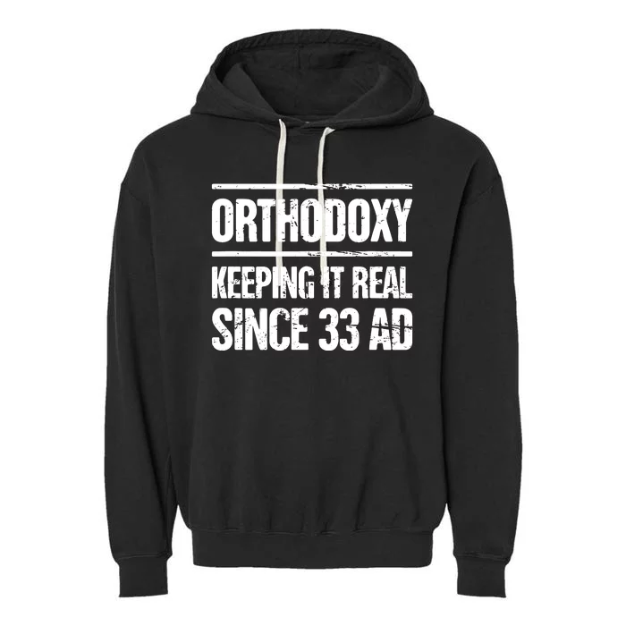 Funny Christian Eastern Orthodox Garment-Dyed Fleece Hoodie