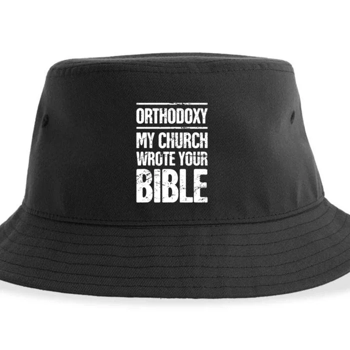 Funny Christian Eastern Orthodox Sustainable Bucket Hat