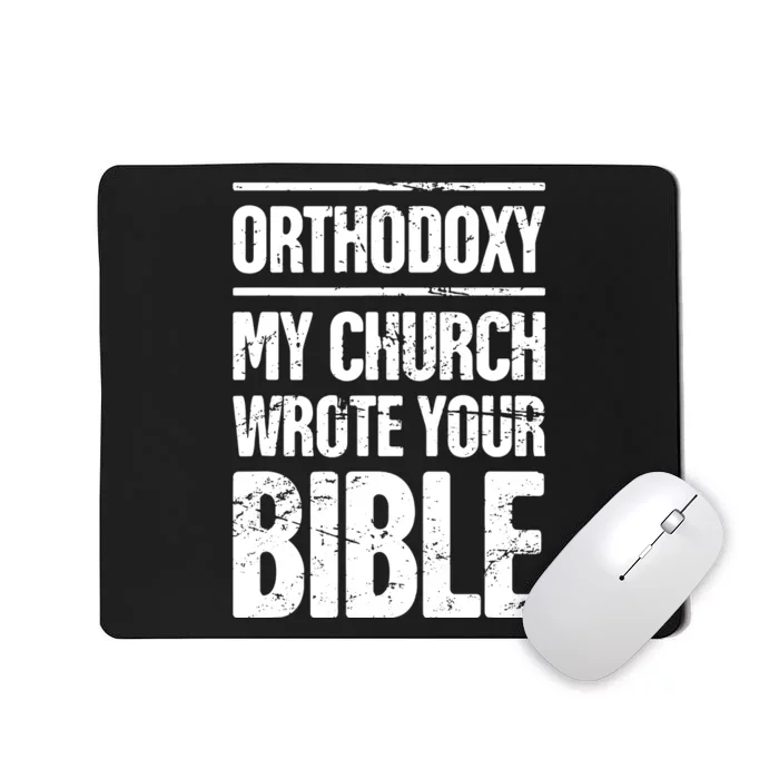 Funny Christian Eastern Orthodox Mousepad