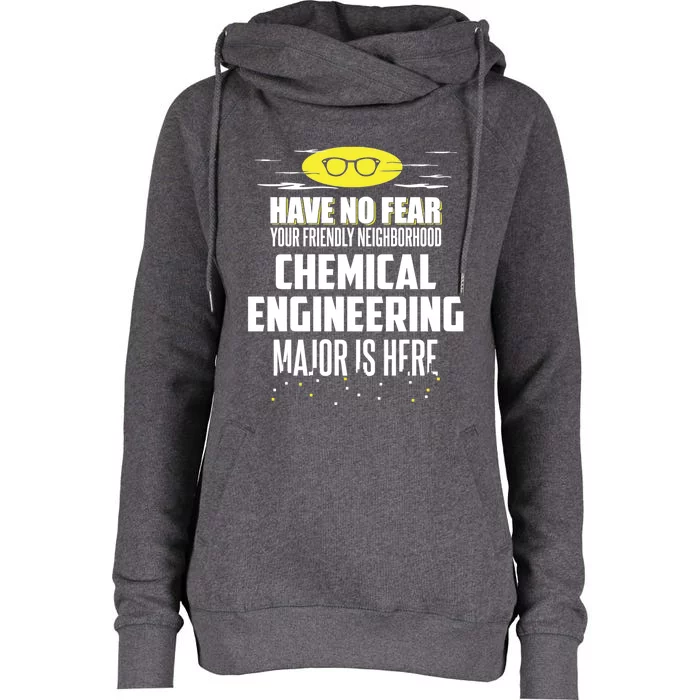 Funny Chemical Engineering Major Design Have No Fear Gift Womens Funnel Neck Pullover Hood