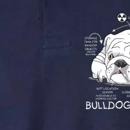 Funny Cute English Bulldog Anatomy Dog Biology Gift Softstyle Adult Sport Polo