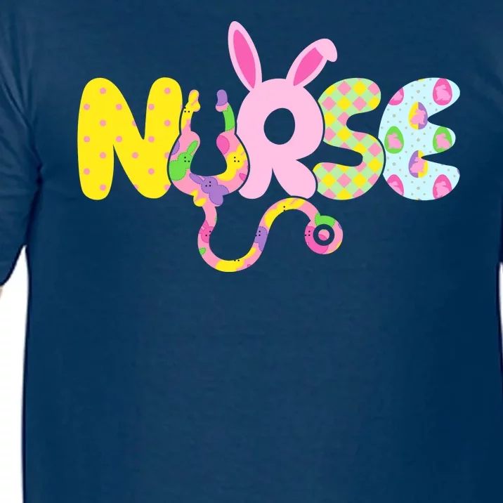 Funny Cute Easter Patterns Nurse Comfort Colors T-Shirt