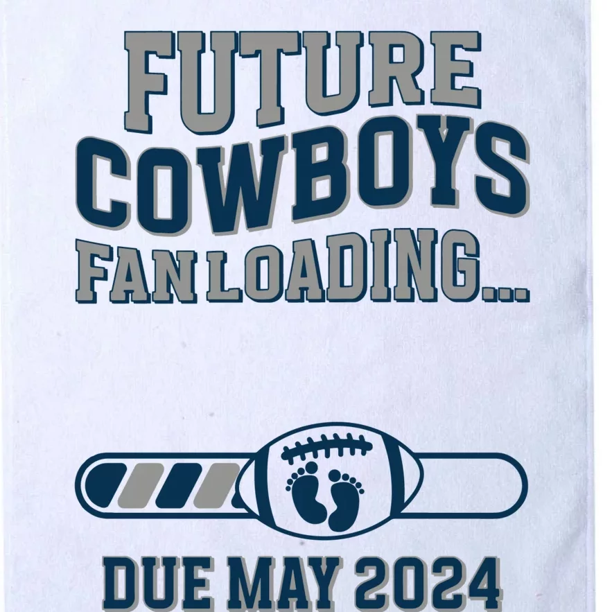 Future Cowboys Fanloading Due May 2024 Pregnant Pregnance Platinum Collection Golf Towel