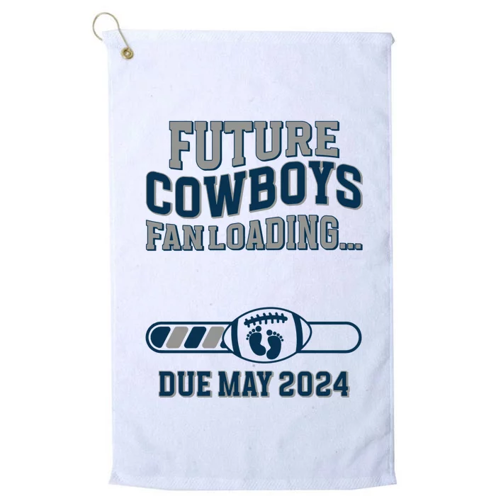 Future Cowboys Fanloading Due May 2024 Pregnant Pregnance Platinum Collection Golf Towel