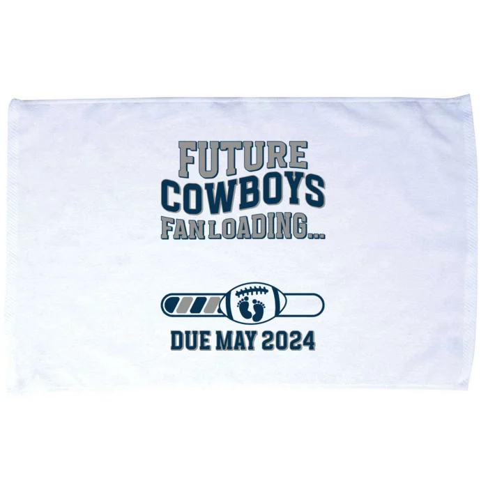 Future Cowboys Fanloading Due May 2024 Pregnant Pregnance Microfiber Hand Towel