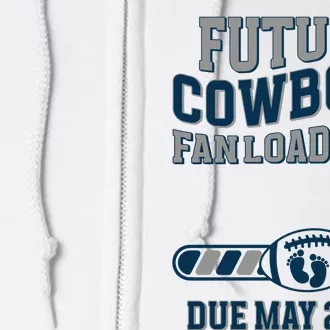 Future Cowboys Fanloading Due May 2024 Pregnant Pregnance Full Zip Hoodie