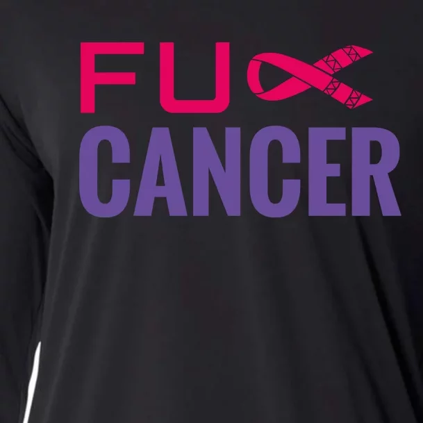 F Cancer Cooling Performance Long Sleeve Crew