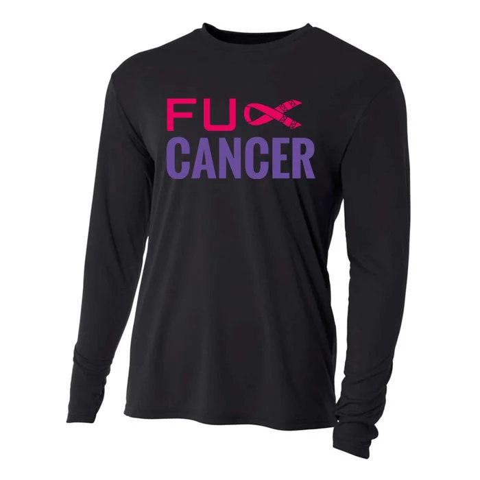 F Cancer Cooling Performance Long Sleeve Crew