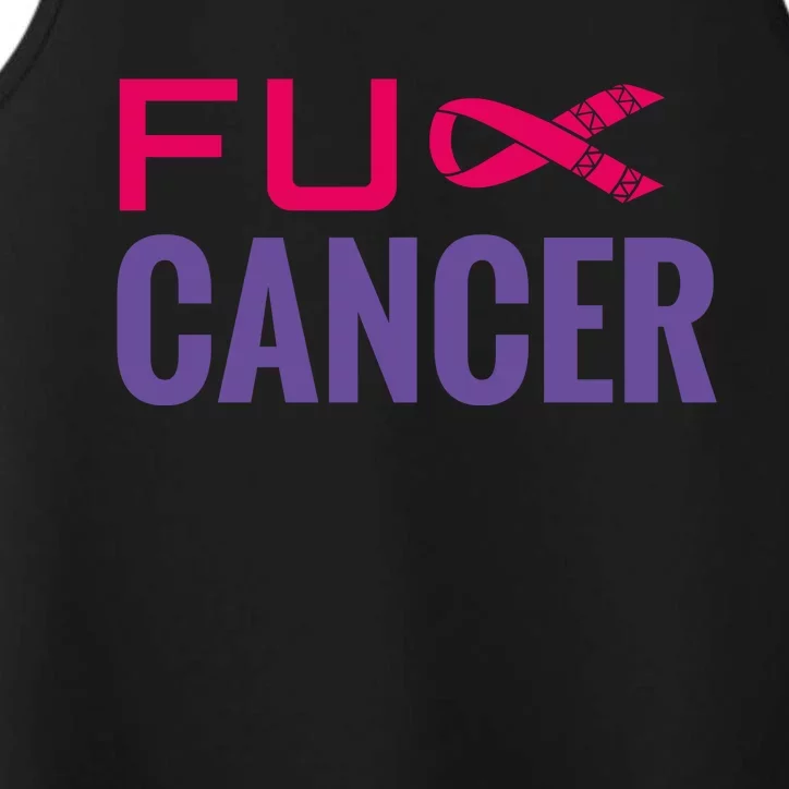 F Cancer Performance Tank