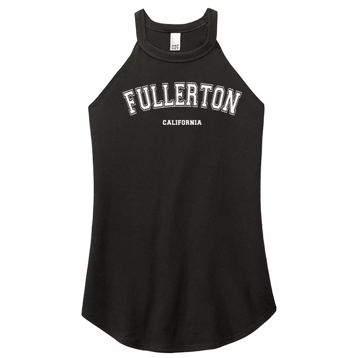 Fullerton California Women’s Perfect Tri Rocker Tank