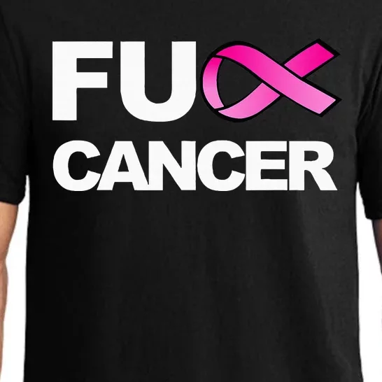 Fuck Cancer For Breast Cancer Awareness Pajama Set