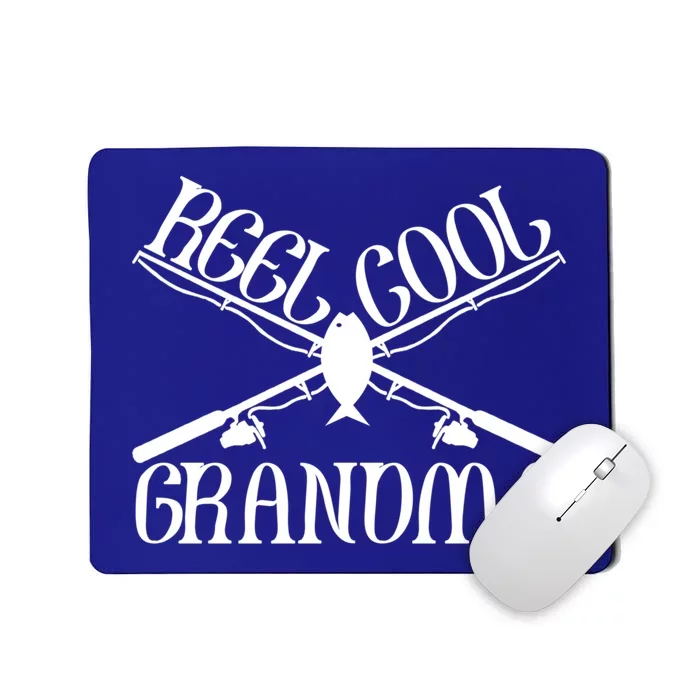 Funny Cool Fishing Grandma Matching Camping Gear Cute Gift Mousepad