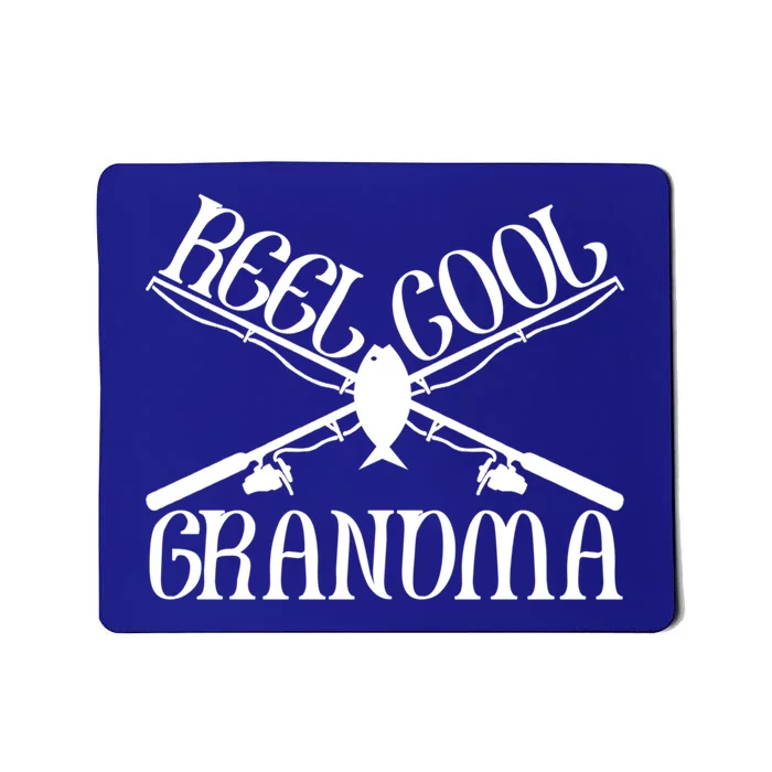 Funny Cool Fishing Grandma Matching Camping Gear Cute Gift Mousepad