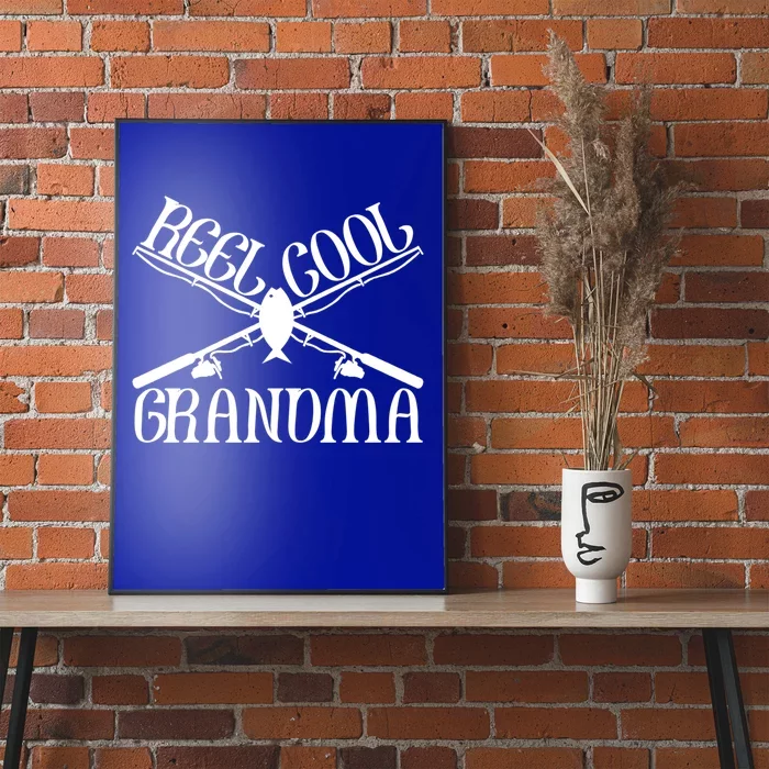 Funny Cool Fishing Grandma Matching Camping Gear Cute Gift Poster