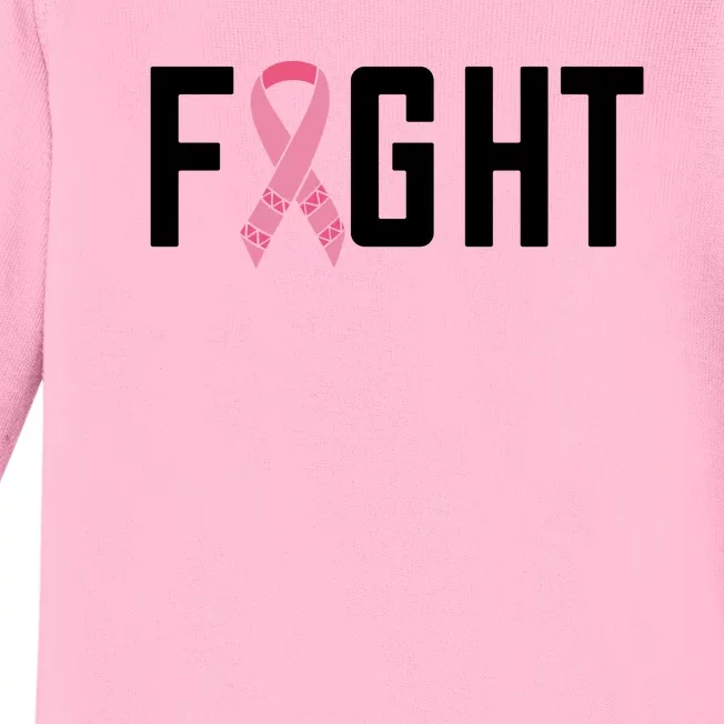 Fight Cancer Baby Long Sleeve Bodysuit